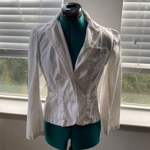 George me white blazer